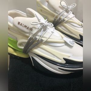 Balmain Unicorn Neoprene-Leather  Mens Size 11